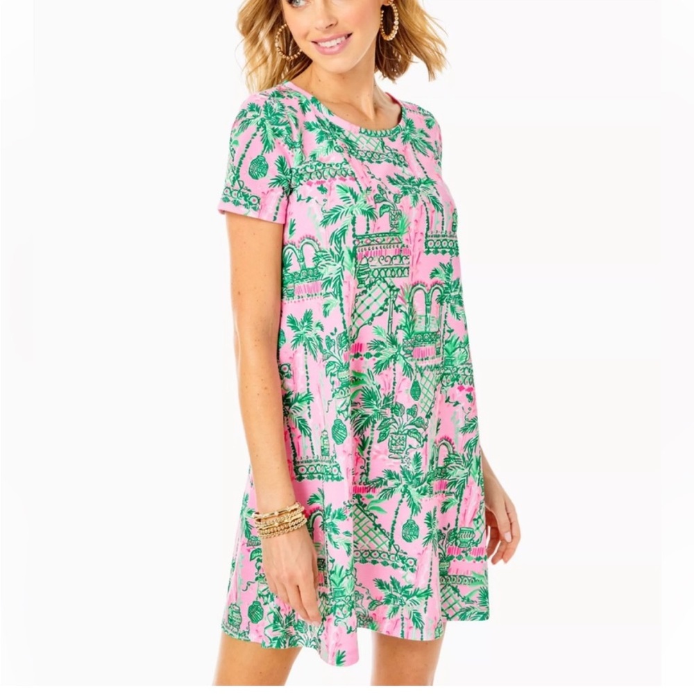Lilly Pulitzer Cody tee shirt swing dress XS